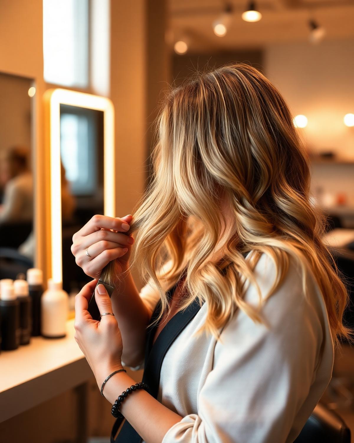 Hair highlights